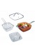 Сковородка-фритюрниця квадратная с крышкой TOP KITCHEN BN-8001