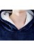 Толстовка плед с капюшоном Huggle Hoodie Синий